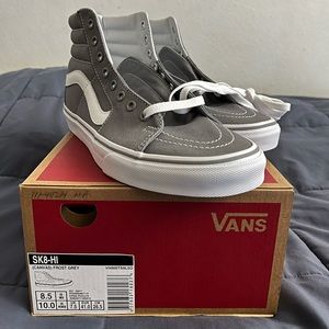 Vans SK8-HI Canvas Frost Grey - US Mens 8.5
